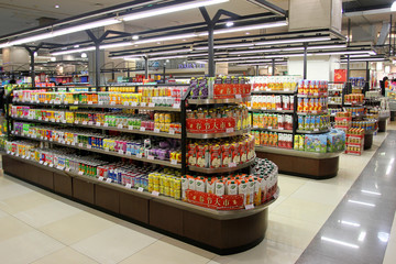 超市货架陈列的艺术