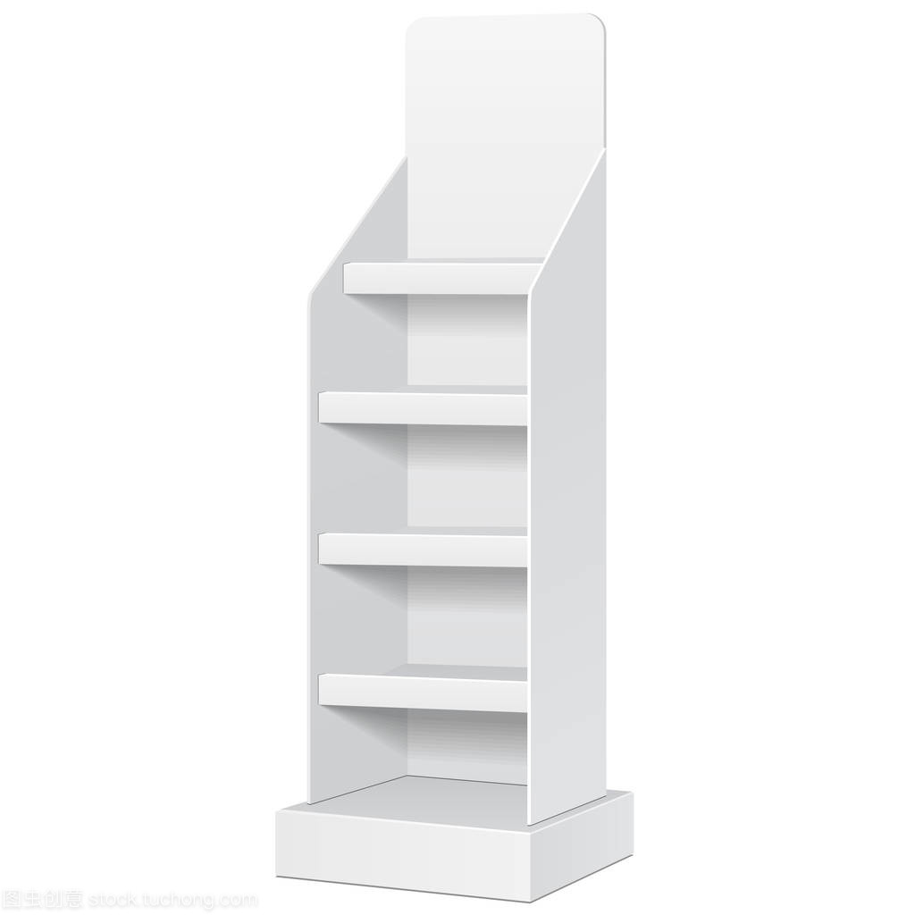 果蔬货架设计 矢量插图与产品演示的艺术融合